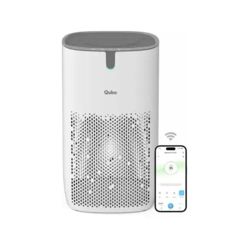 Qubo Q400 QSensAI Technology Air Purifier with Adjustable Fan, Automatic Shut Off, Smart Display, Silent Mode (White)