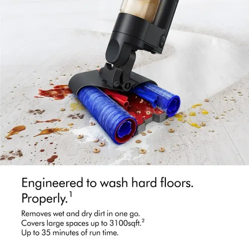 Dyson WashG1 cord-free Wet Floor Cleaner with 35 Minutes Runtime | Covers up to 3100sq.ft | Highly Absorbent Rollers