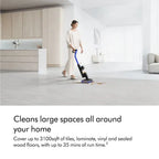 Dyson WashG1 cord-free Wet Floor Cleaner with 35 Minutes Runtime | Covers up to 3100sq.ft | Highly Absorbent Rollers