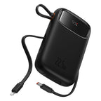 Baseus Qpow2 Dual-Cable Digital Display Fast Charge Power Bank 10000mAh (Black)