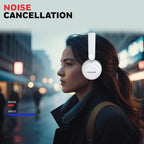 Honeywell Moxie V20 Bluetooth 5.4 Wireless On-Ear Headphones with Mic, ENC Noise Reduction, 25H Playback, Deep Bass, IPX4, AUX Support, 40ms Low Latency Gaming Mode, Stereo Sound, Padded Cushions