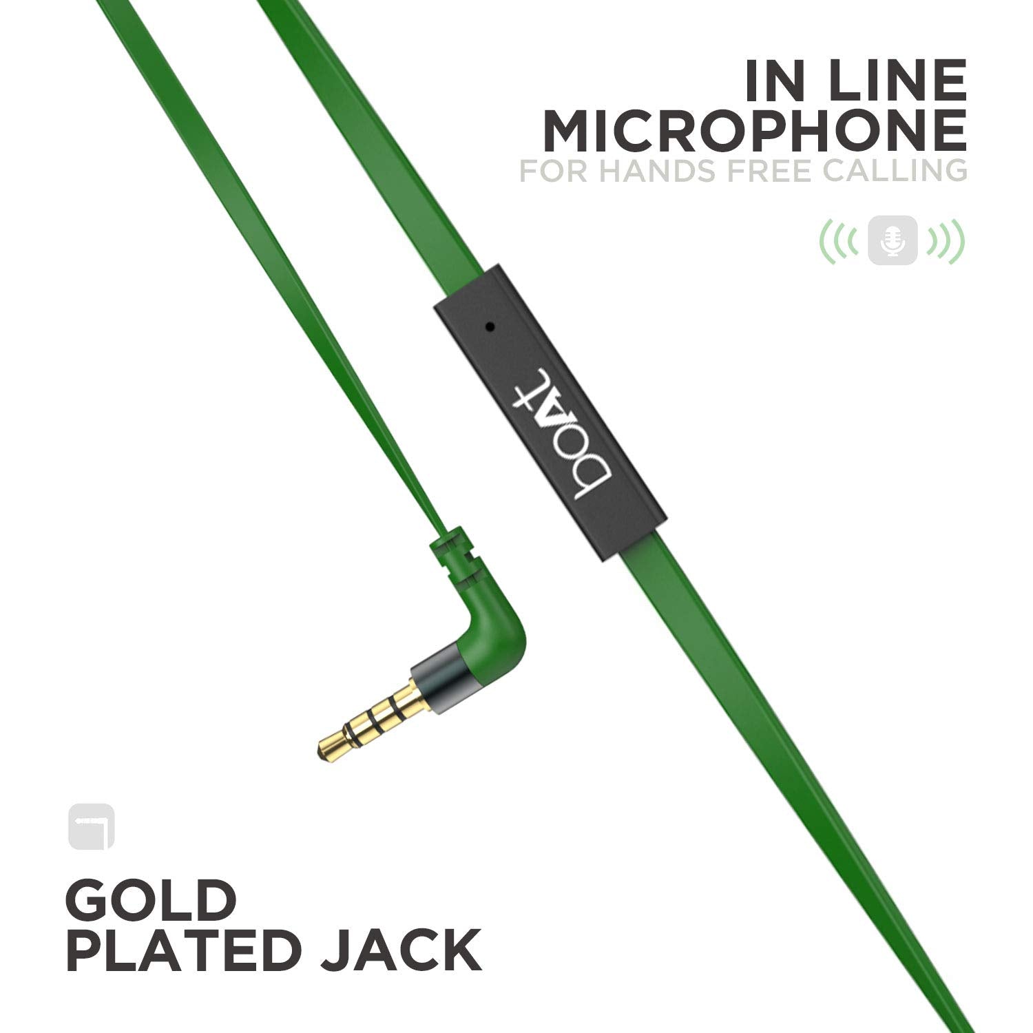 boAt Bassheads 220 Wired in Ear Earphones with Inline Mic