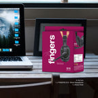 FINGERS S10 Wired On-Ear Headphone with Adjustable Mic - 40 mm Powerful Drivers & Inline Volume Control