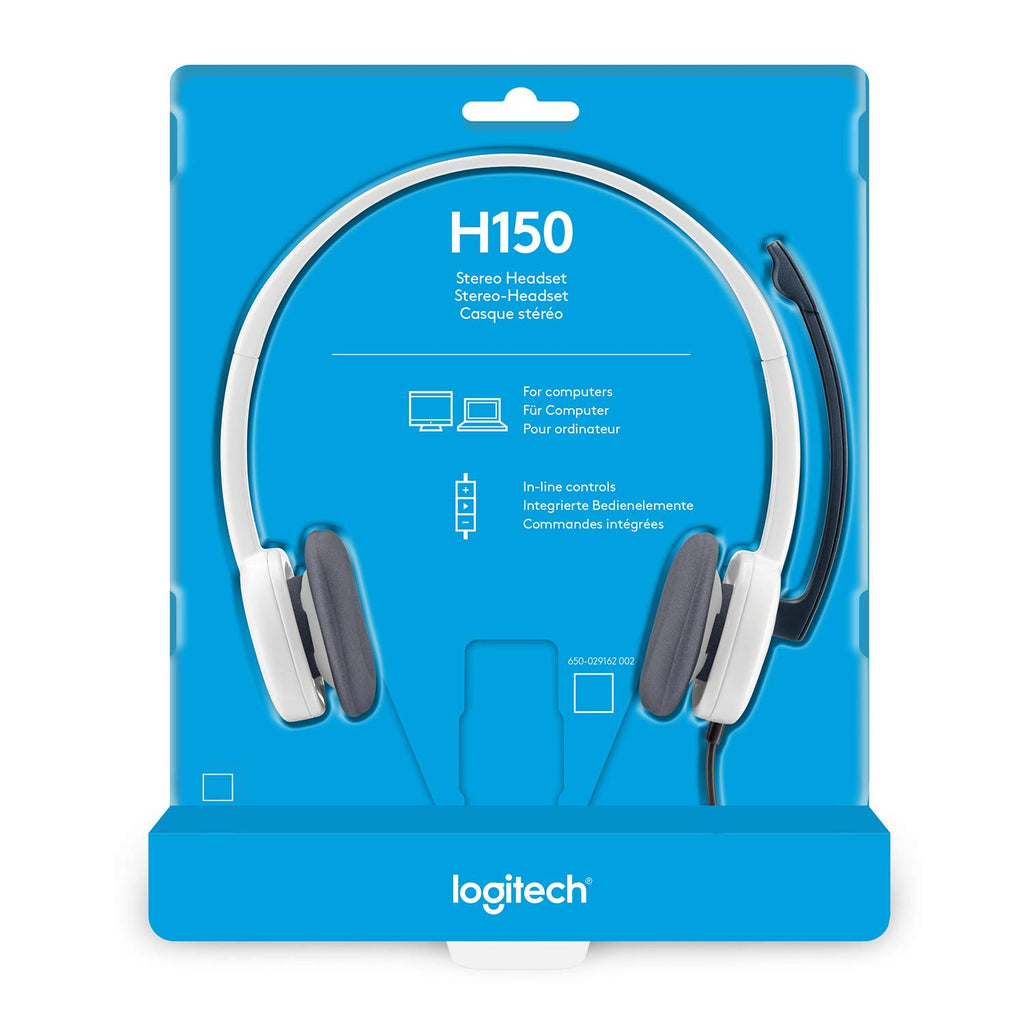 Logitech H150 Wired On Ear Headphones With Mic