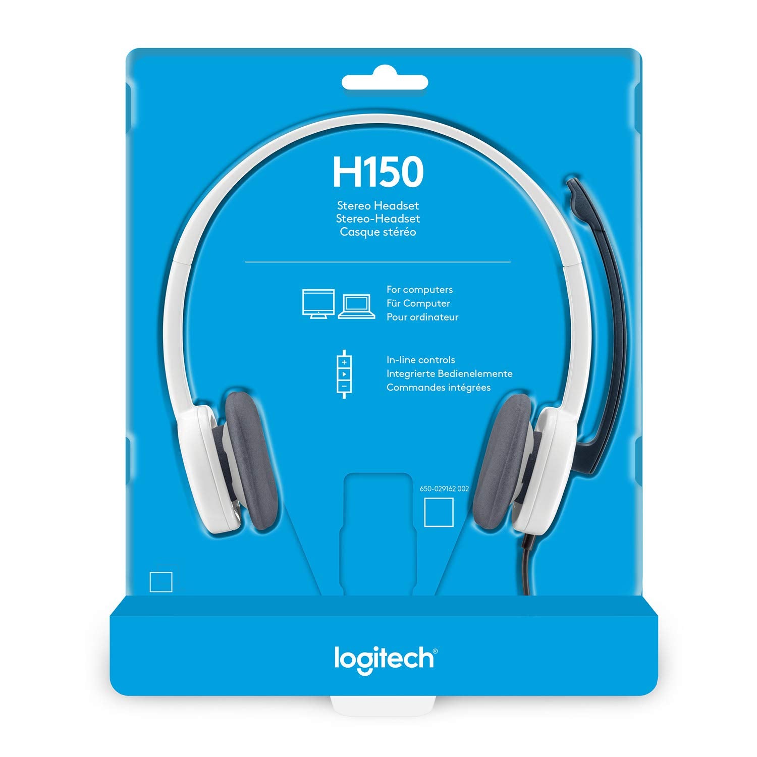 Logitech H150 Wired On Ear Headphones With Mic
