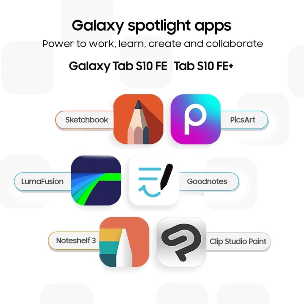 Samsung Galaxy Tab S10 FE, 27.7 cm (10.9 inch) Display,8 GB RAM, 128 GB , Wi-Fi + 5G Tablet