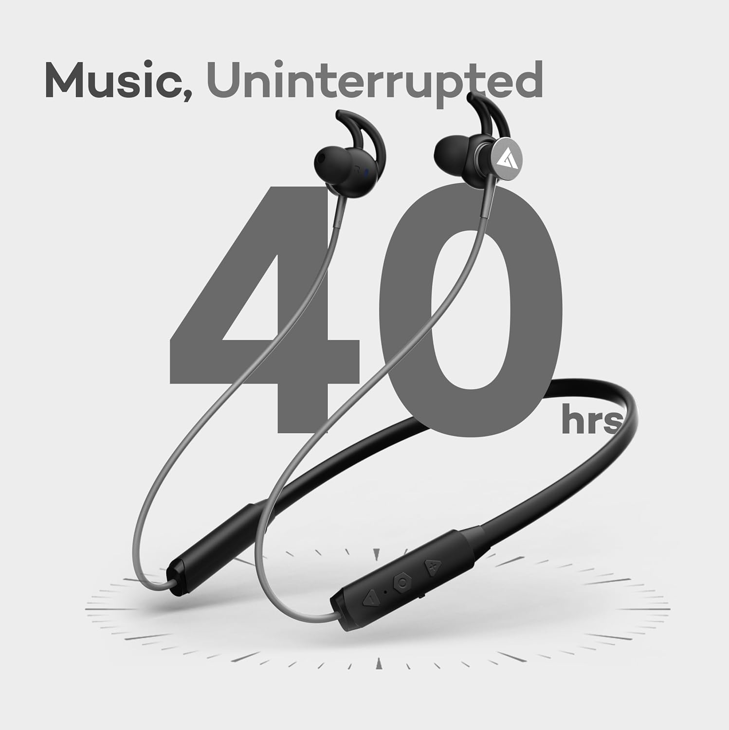 Boult Audio GX Charge Wireless Neckband Earphones with 35H Playtime, Fast Charging, Dual Pairing, Bluetooth 5.3 Earphones