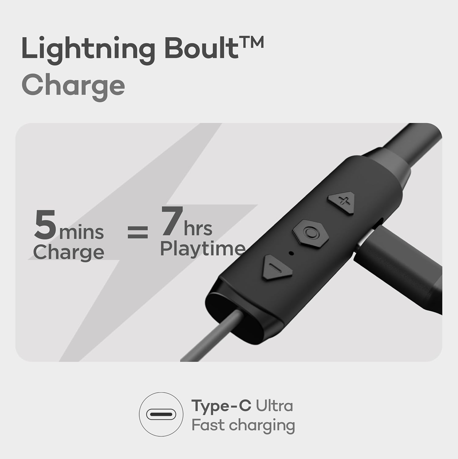 Boult Audio GX Charge Wireless Neckband Earphones with 35H Playtime, Fast Charging, Dual Pairing, Bluetooth 5.3 Earphones