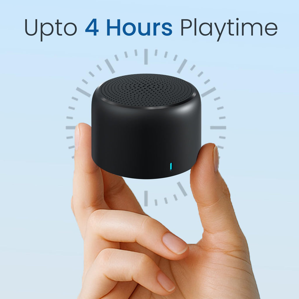 Portronics 5W Pico Mini HD Sound Portable Bluetooth Speaker with in-Built Mic