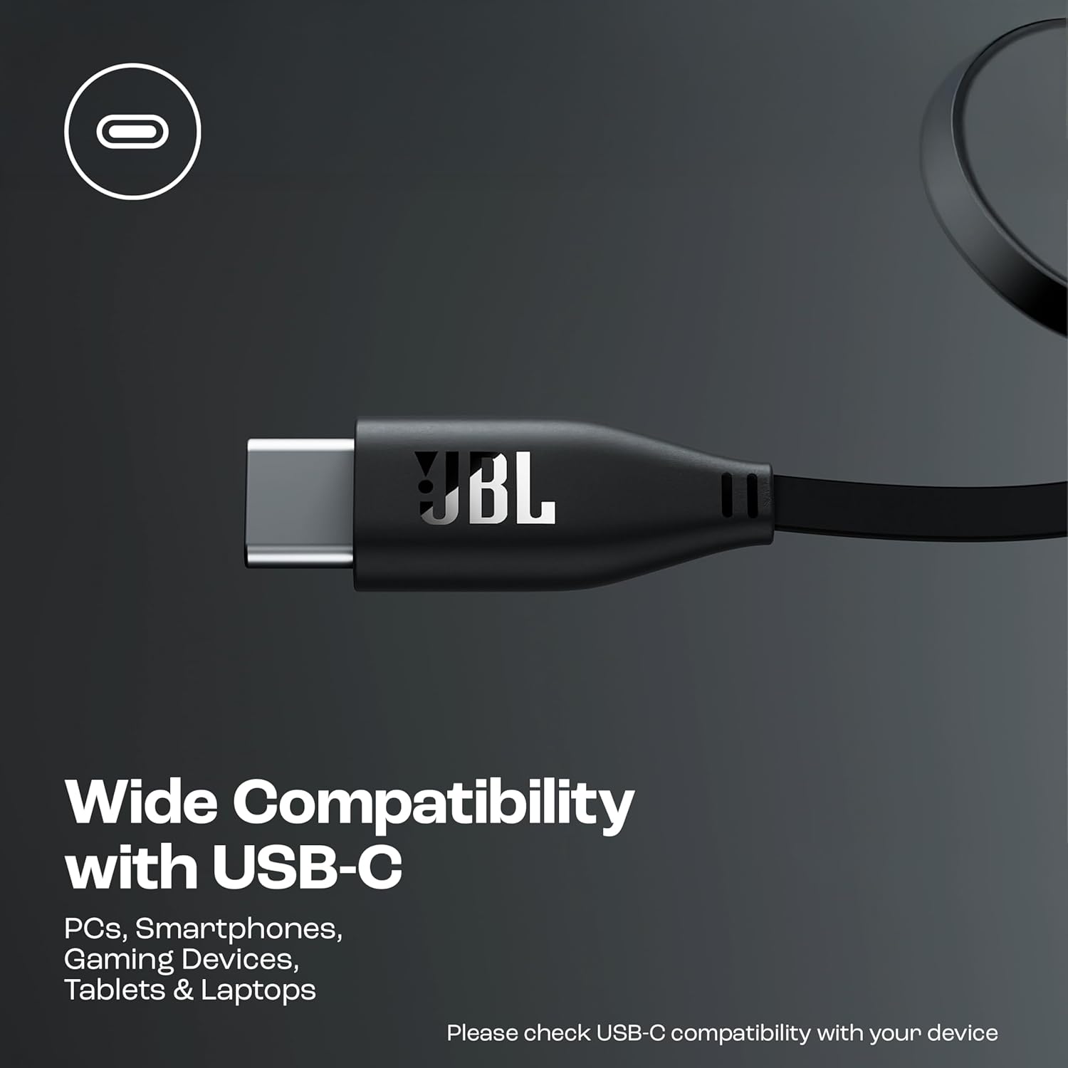 JBL Tune 520C On Ear Type C Wired Headphone, Pure Bass Sound,3-Button Remote with Microphone