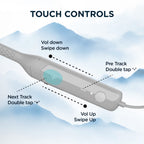 boAt Rockerz Apex Bluetooth Wireless in Ear Earphones with Spatial Bionic Sound Powered by Dirac Virtuo™, Touch Sensors, Beast™ Mode, ENx™ Tech,30H Playtime