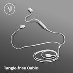 JBL Tune 310 Wired in Ear Type C Headphones, Hi-Res Audio with Digital-to-Analog Converter, 3-Button EQ Preset Remote with Microphone, Tangle-Free Flat Cable, Compatible with USB-C Devices