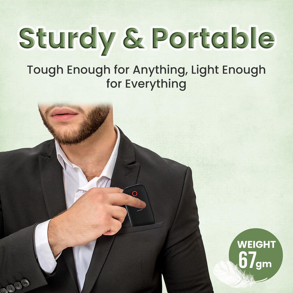 Portronics Talk Three Wearable Bluetooth Speaker with Mic