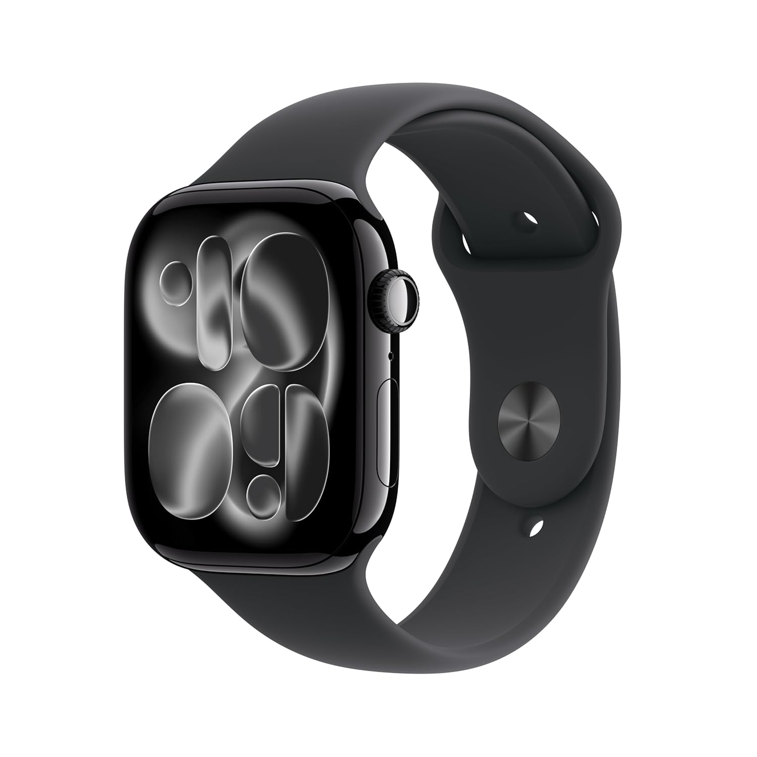 Apple Watch Series 11 GPS 46mm Jet Black Aluminium Case with Black Sport Band