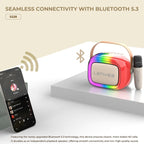 Lenyes S228, Wireless Bluetooth Speaker with Wireless Karaoke Mic