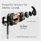 Boult Audio GX Charge Wireless Neckband Earphones with 35H Playtime, Fast Charging, Dual Pairing, Bluetooth 5.3 Earphones