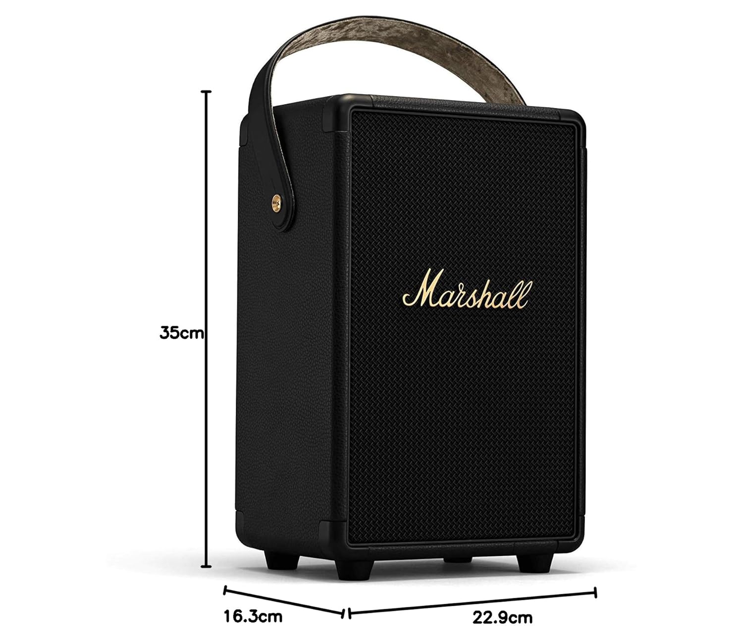 Marshall Tufton 80 Watt Wireless Bluetooth Portable Speaker (Black & Brass)