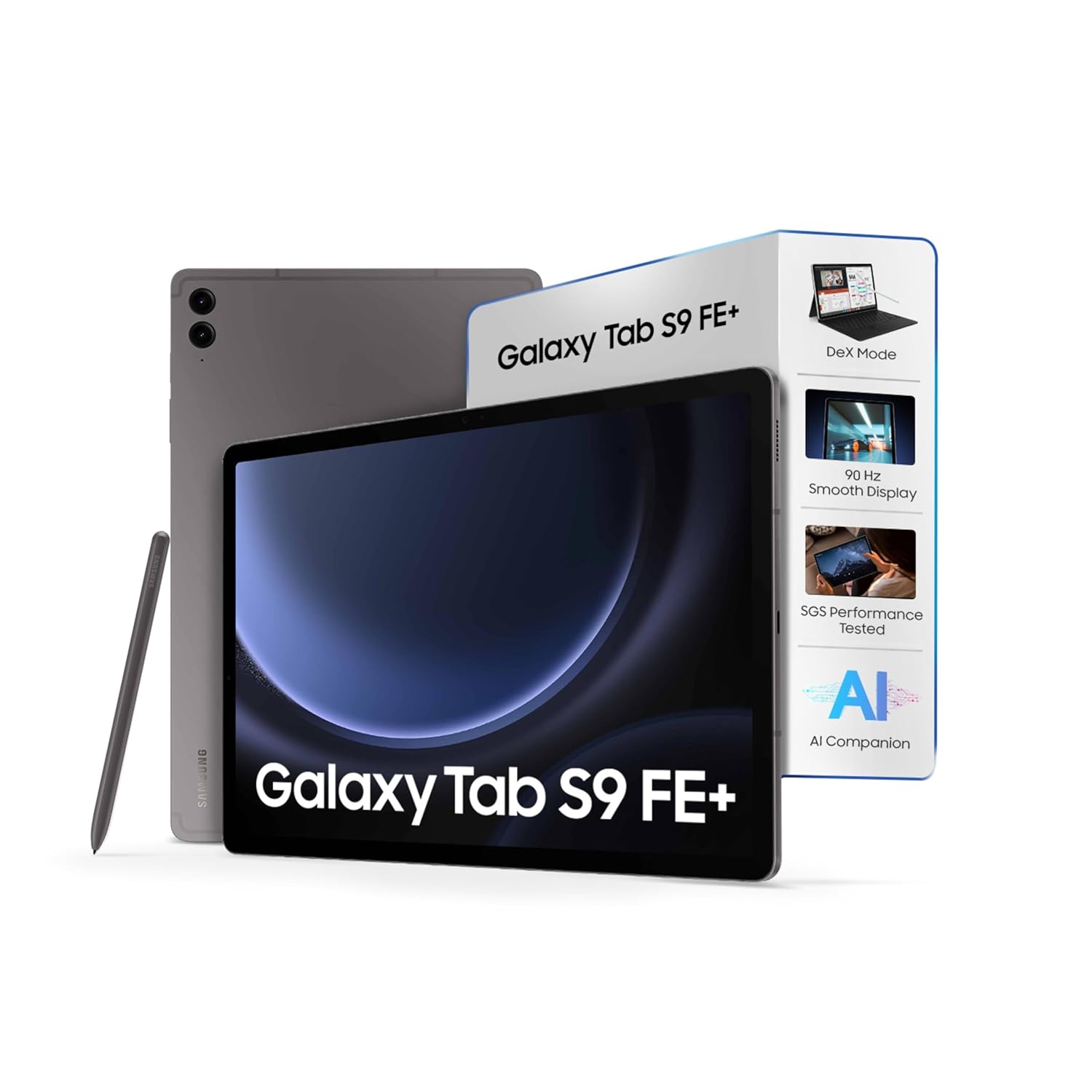 Samsung Galaxy Tab S9 FE+|S Pen in-Box|12.4 inch) Display |Wi-Fi, Tablet