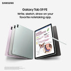 Samsung Galaxy Tab S9 FE |S Pen in-Box|27.69 cm Display |RAM 8 GB, ROM 256 GB |Wi-Fi Tablet