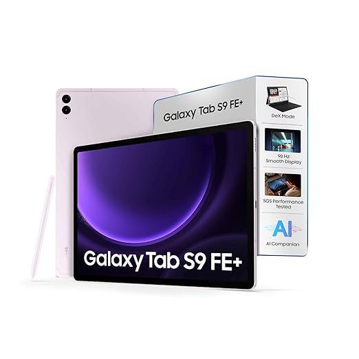 Samsung Galaxy Tab S9 FE+|S Pen in-Box|12.4 inch) Display |Wi-Fi, Tablet