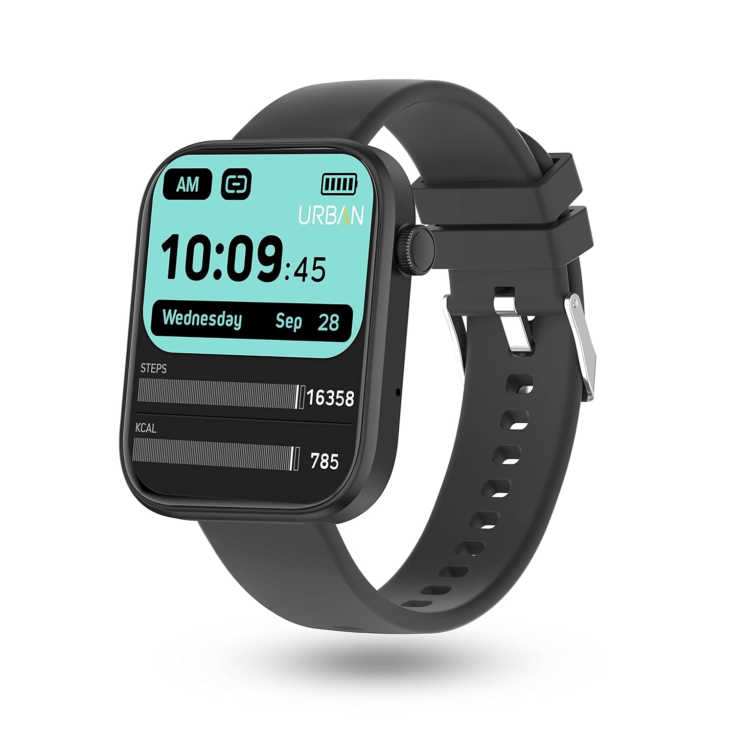 5Elements G-WEAR+ Fashion BT Calling Sport Smartwatch (Silver Metal)