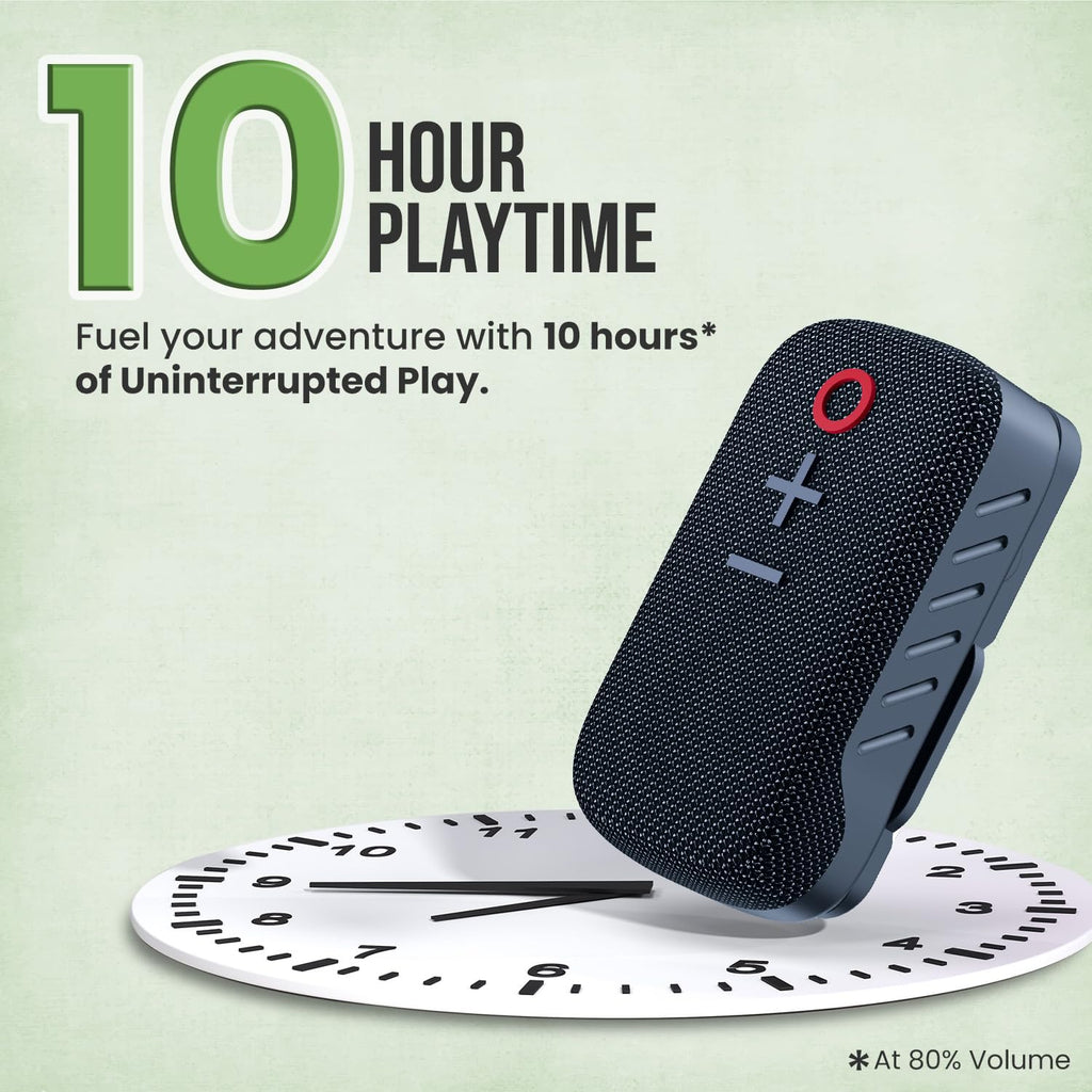 Portronics Talk Three Wearable Bluetooth Speaker with Mic