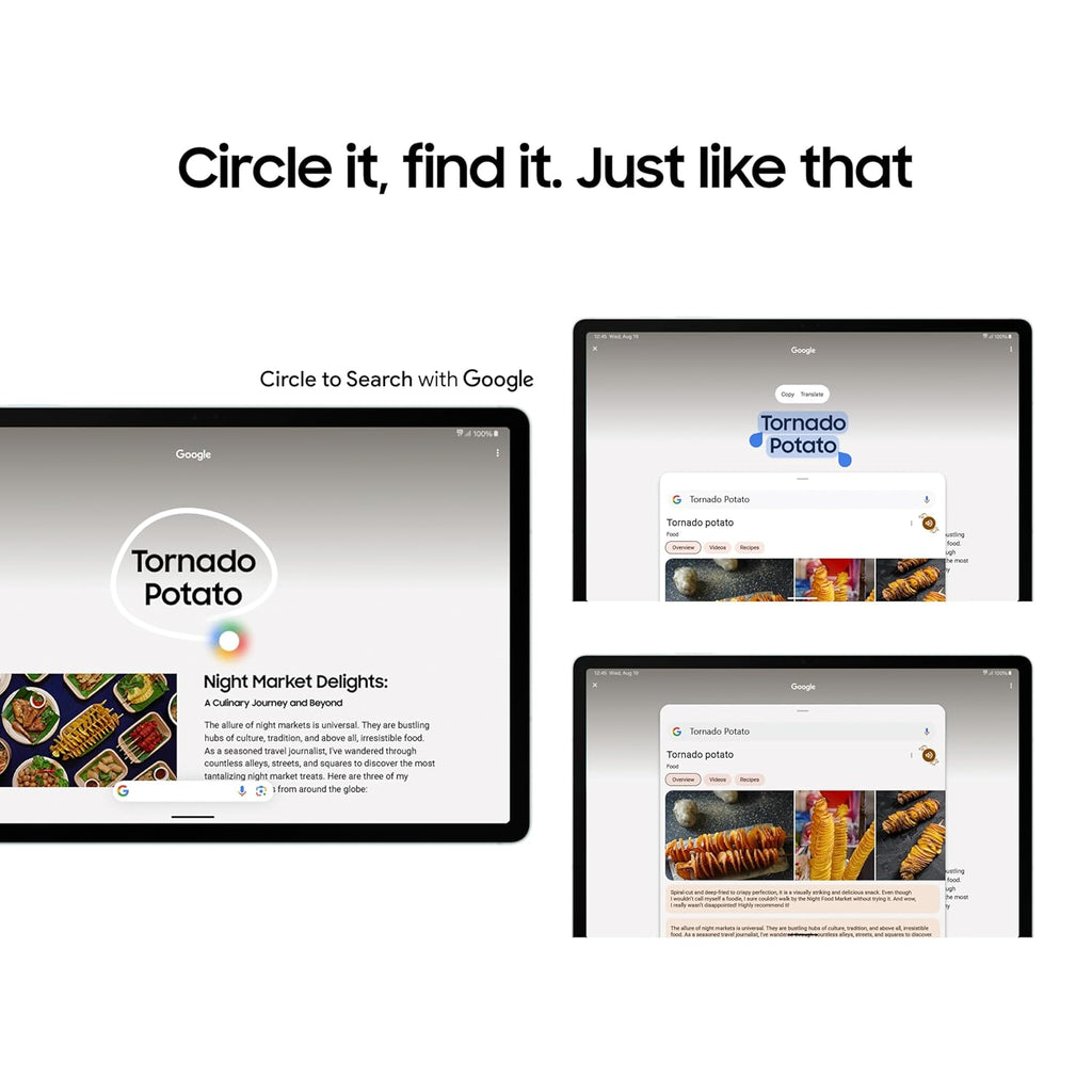 Samsung Galaxy Tab S9 FE |S Pen in-Box| 27.69 cm Display |RAM 8 GB, ROM 256 GB |WiFi+5G Tablet