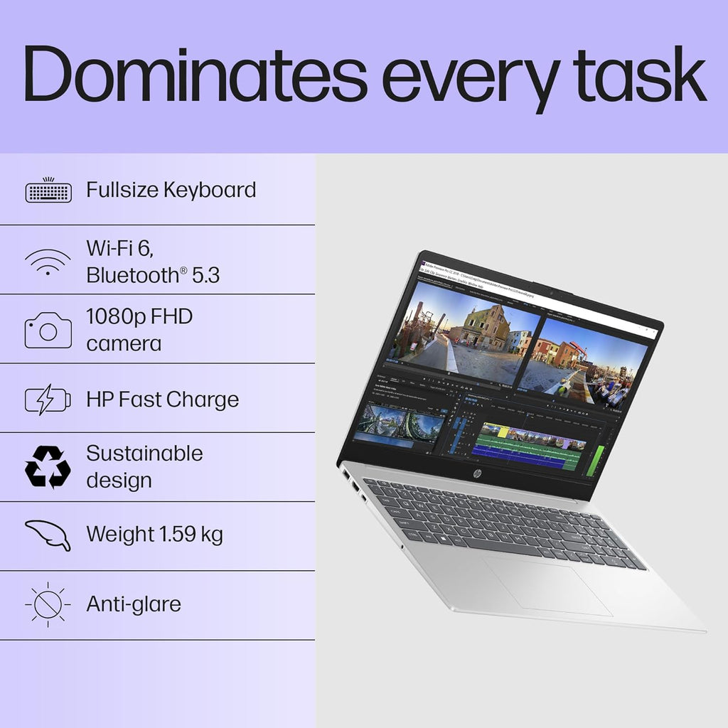 HP 15, 13th Gen Intel Core i3-1315U (15-FD0465TU)