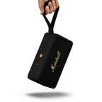 Marshall Middleton Portable Bluetooth Speaker with IP67 Rating, 20+ Hours playtime (Black And Brass)