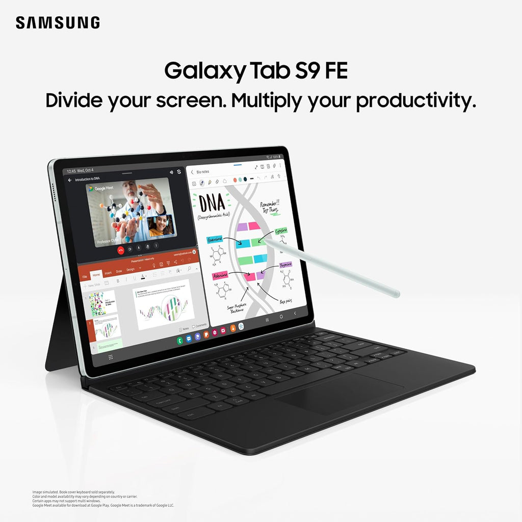 Samsung Galaxy Tab S9 FE |S Pen in-Box| 27.69 cm Display |RAM 8 GB, ROM 256 GB |WiFi+5G Tablet