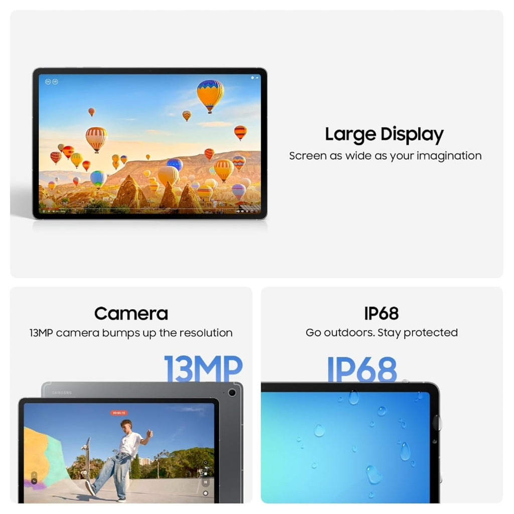 Samsung Galaxy Tab S10 FE, 27.7 cm (10.9 inch) Display,8 GB RAM, 128 GB , Wi-Fi + 5G Tablet