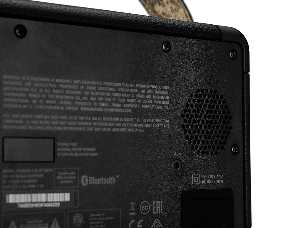 Marshall Kilburn II Portable Bluetooth Speaker (Black & Brass)