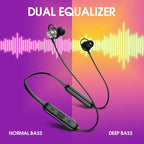 Infinity by Harman Glide N200, in Ear Wireless Earphones with Mic, 20 Hours Playtime with Fast Charging, Deep Bass, Dual Equalizer, Premium Metal Earbuds, Bluetooth 5.0, IPX5 Sweatproof (Black)