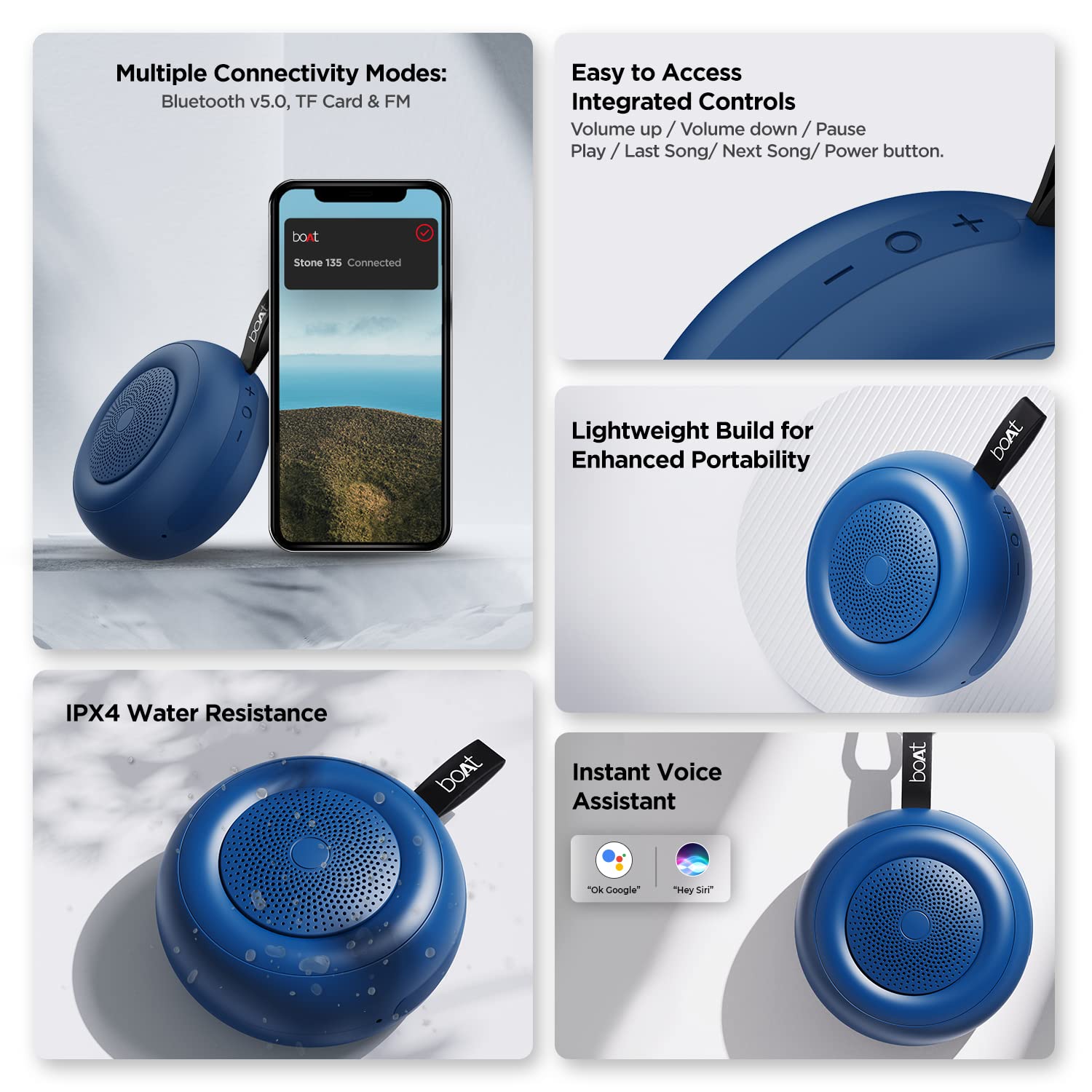 boAt Stone 135 Portable Wireless Speaker