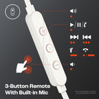 JBL Tune 310 Wired in Ear Type C Headphones, Hi-Res Audio with Digital-to-Analog Converter, 3-Button EQ Preset Remote with Microphone, Tangle-Free Flat Cable, Compatible with USB-C Devices