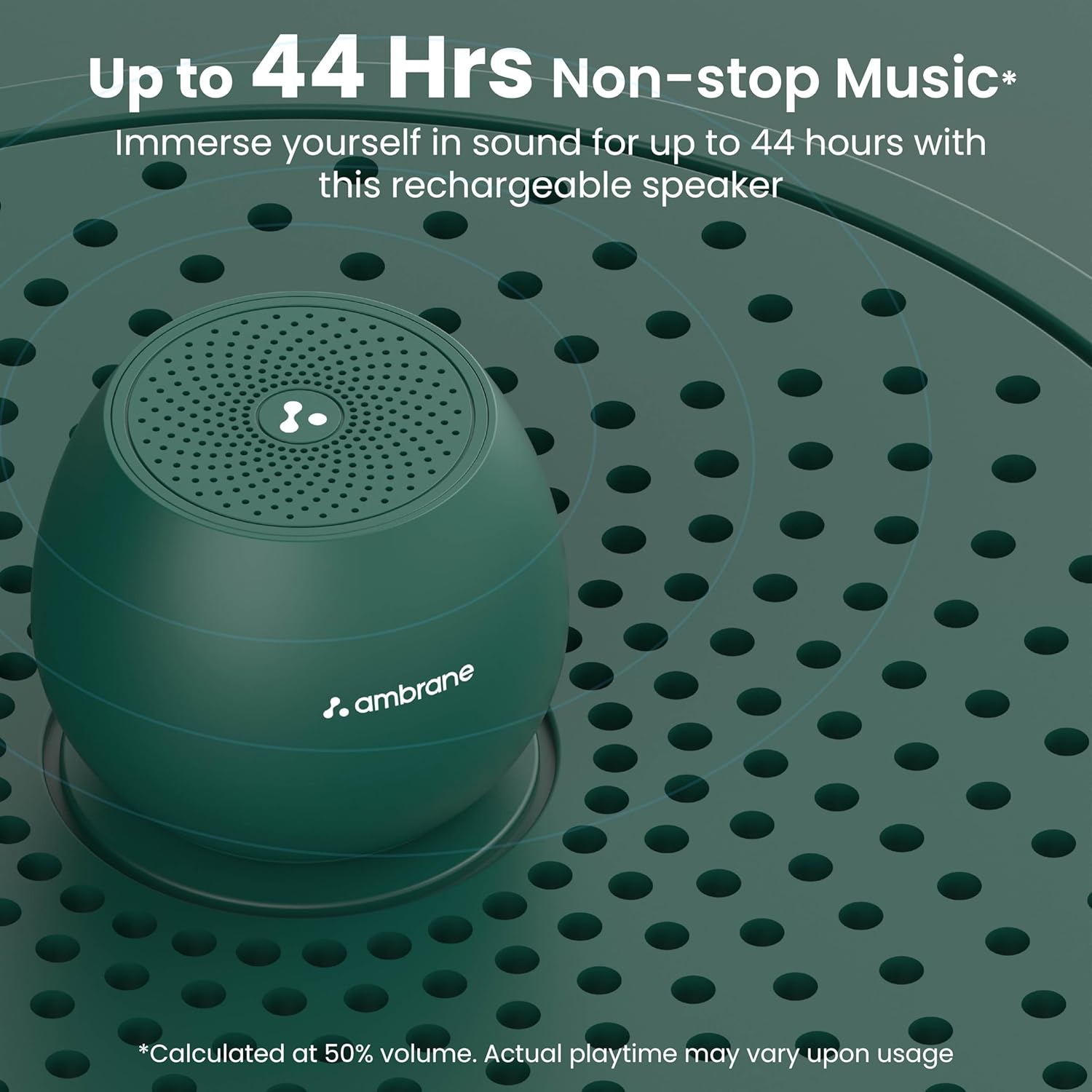Ambrane 5W Wireless Bluetooth Mini Speaker (MINIPOD)