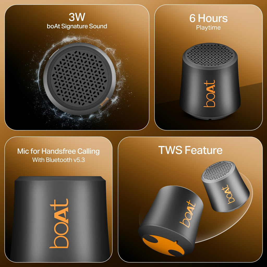 boAt Stone Uno Wireless Portable Speaker