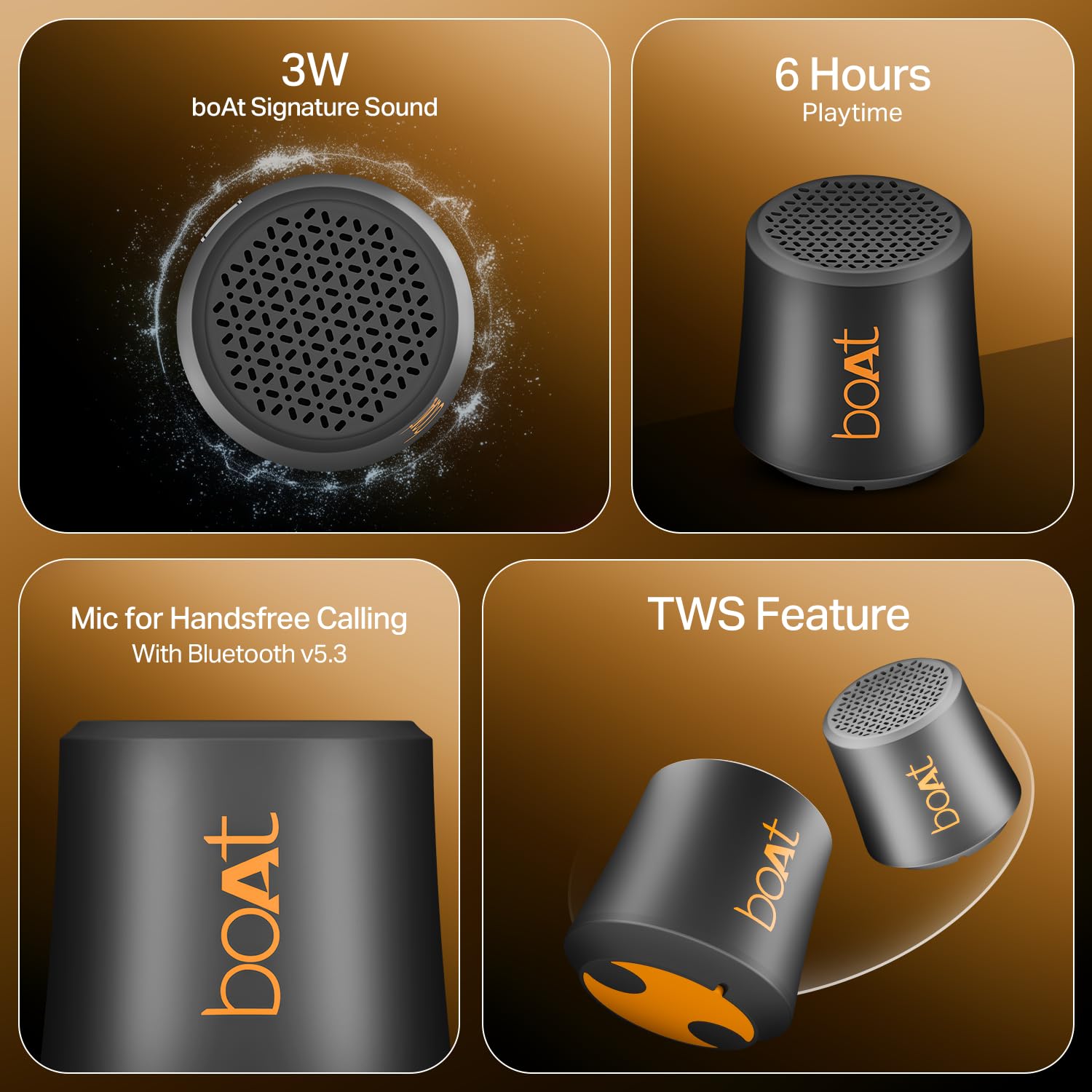 boAt Stone Uno Wireless Portable Speaker