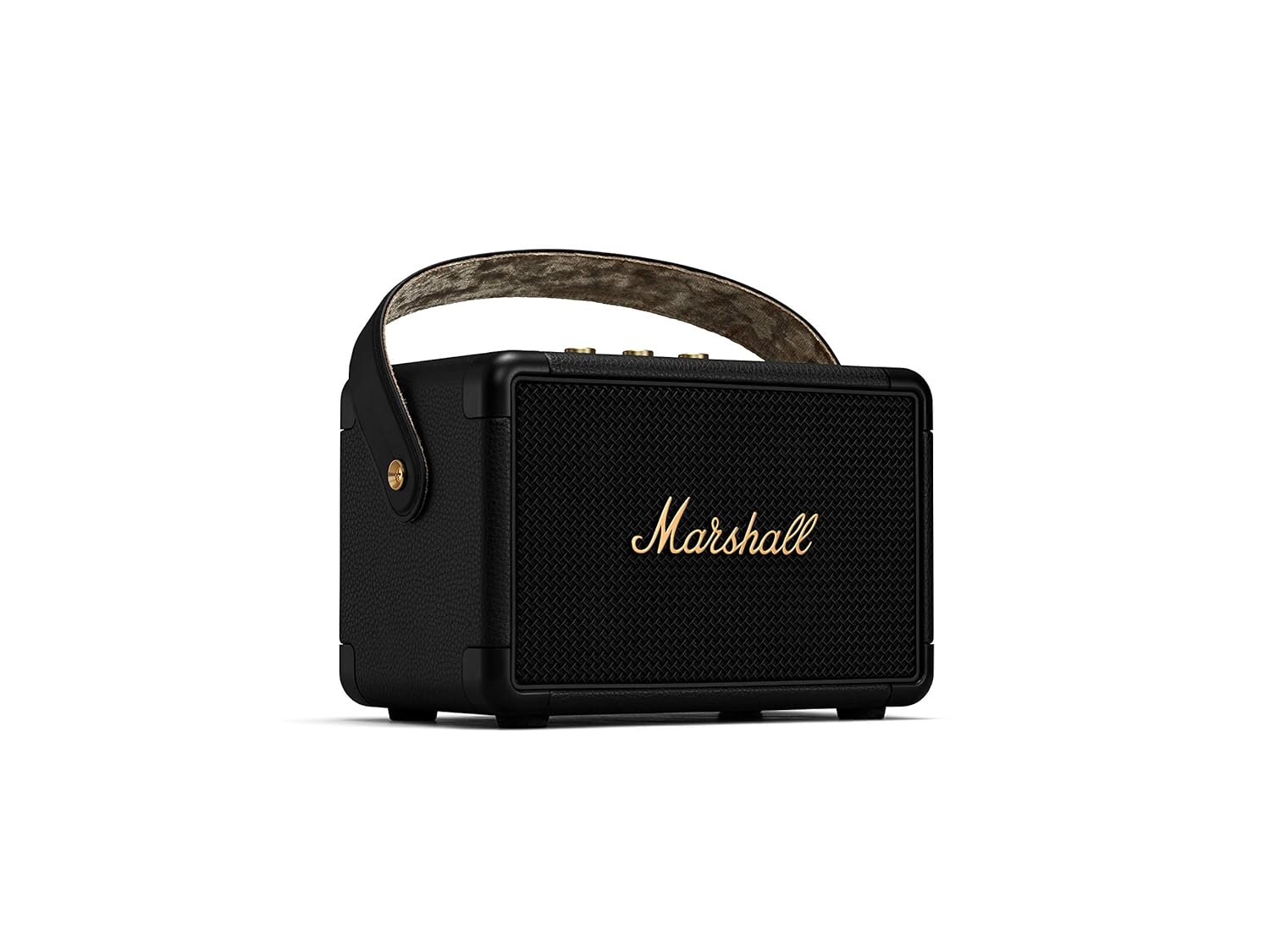 Marshall Kilburn II Portable Bluetooth Speaker (Black & Brass)