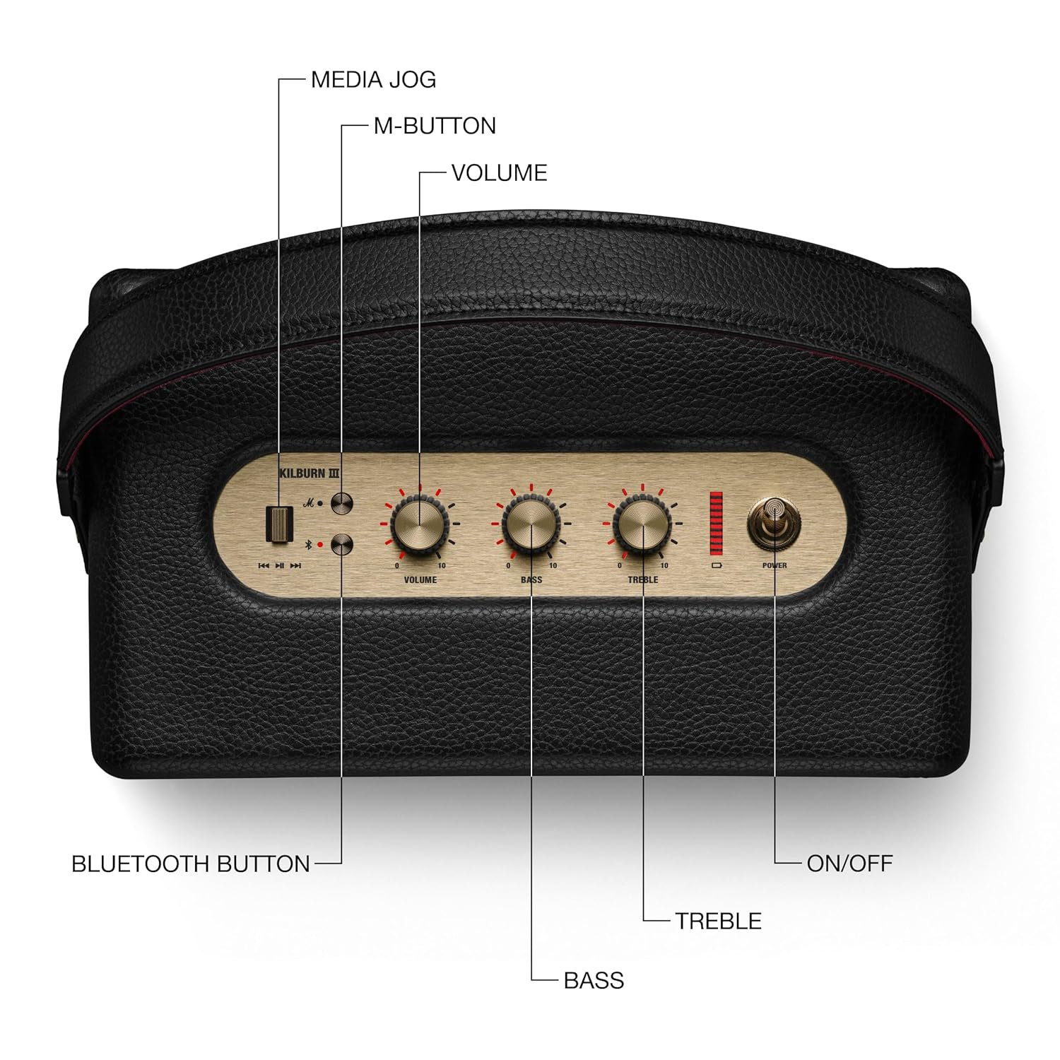Marshall Kilburn III Portable Bluetooth Speaker