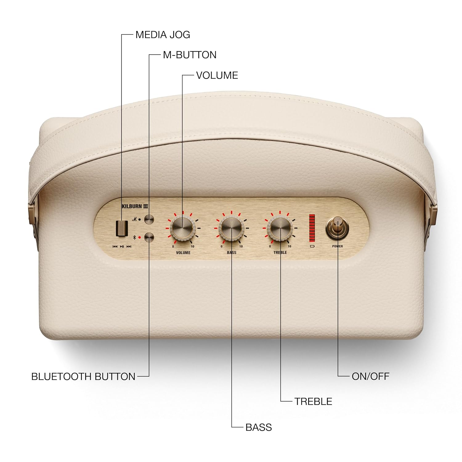 Marshall Kilburn III Portable Bluetooth Speaker