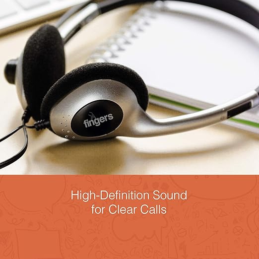 FINGERS H527 Wired On Ear Headphone with Mic