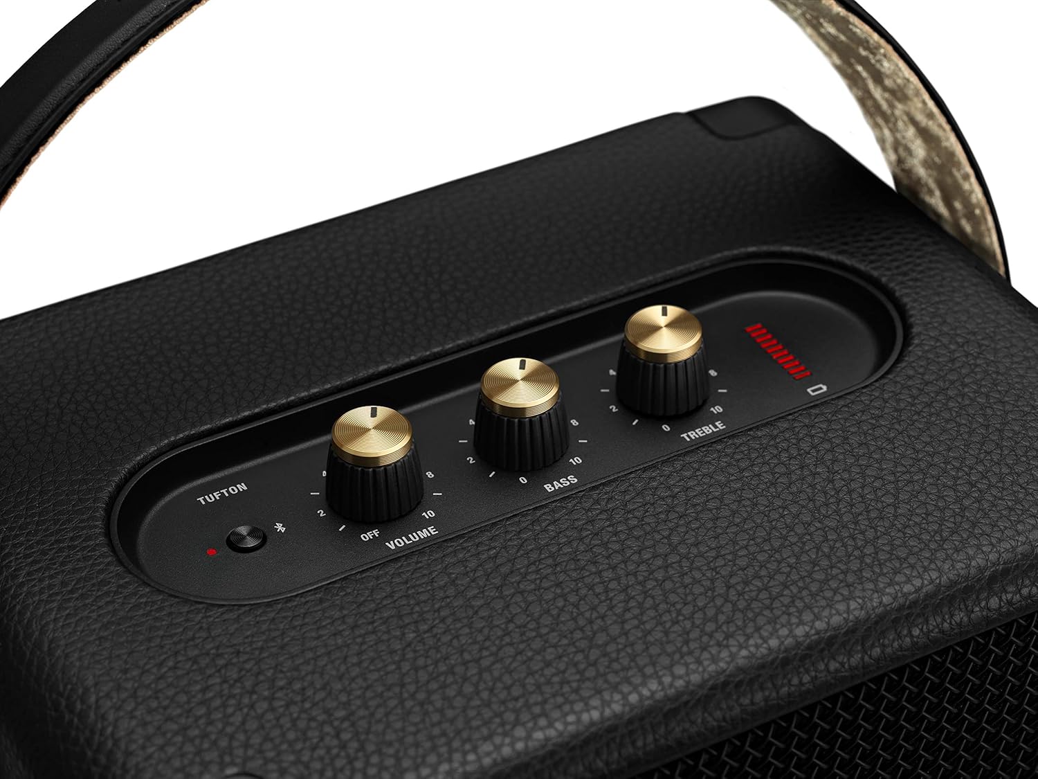 Marshall Tufton 80 Watt Wireless Bluetooth Portable Speaker (Black & Brass)