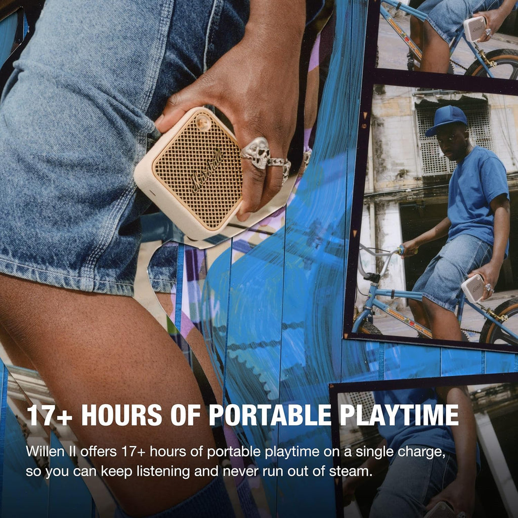 Marshall Willen II Portable Bluetooth Speaker (Cream)