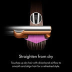 Dyson Airstrait™ Hair Straightener | Wet-to-Dry Air Straightening | No Hot Plates | No Heat Damage | Ceramic Pink & Rose Gold